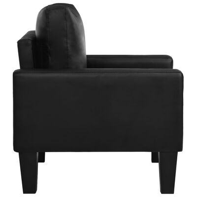 vidaXL fekete műbőr fotel