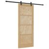 vidaXL Cs&uacute;sz&oacute; ajt&oacute; ORKDAL Term&eacute;szetes 86 x 211 cm T&ouml;m&ouml;r Fenyőfa
