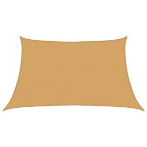 vidaXL vil&aacute;gossz&uuml;rke trap&eacute;z alak&uacute; HDPE napvitorla 160 g/m&sup2; 3/4 x 2 m