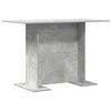 vidaXL &Eacute;tkezőasztal 110 x 60 x 75 cm Szerelt Fa Beton Sz&uuml;rke