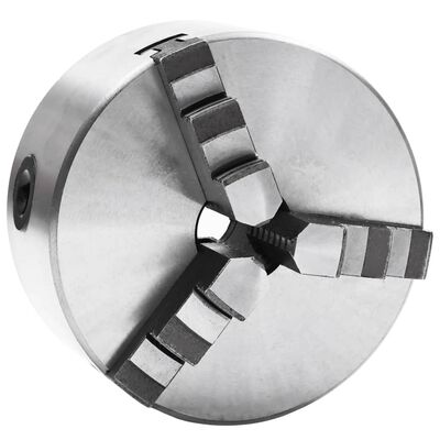 vidaXL 3 szorítópofás önközpontosító acél esztergatokmány 125 mm