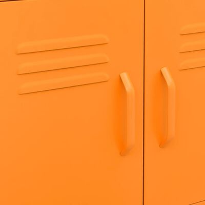 vidaXL narancssárga acél tárolószekrény 60 x 35 x 56 cm