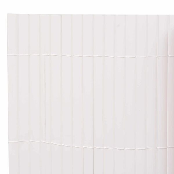 vidaXL Kerti Ker&iacute;t&eacute;s Feh&eacute;r 150 x 500 cm PVC