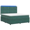 vidaXL LED Boxspring &Aacute;gy Mattal S&ouml;t&eacute;tz&ouml;ld 180 x 200 cm B&aacute;rsony