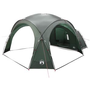 vidaXL Oldals&aacute;tor Katonai z&ouml;ld 410 x 410 x 250 cm Poli&eacute;szter &eacute;s ac&eacute;l