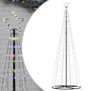 vidaXL sz&iacute;nes LED kar&aacute;csonyfa 550 LED 300 cm