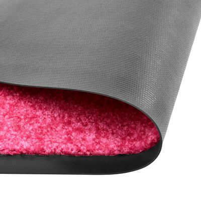 vidaXL rózsaszín kimosható lábtörlő 60 x 90 cm