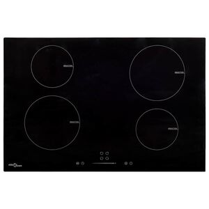 vidaXL 4 &eacute;gős indukci&oacute;s főzőlap &eacute;rintős vez&eacute;rlőpanellel 77 cm 7000 W
