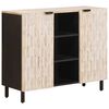 vidaXL Sz&eacute;f Feh&eacute;r mosott fel&uuml;let 90 x 33 x 75 cm T&ouml;m&ouml;r Mang&oacute;f&aacute;t