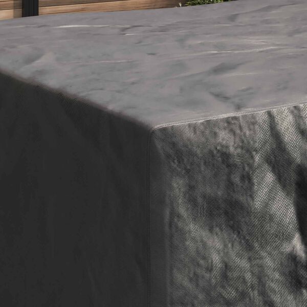 vidaXL B&uacute;tor takar&oacute; Egysz&iacute;nű Fekete 240 x 190 x 90 cm 600D