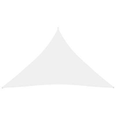 vidaXL fehér háromszögű oxford-szövet napvitorla 3 x 4 x 4 m