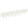 vidaXL Fűszeg&eacute;lyez&eacute;s 20 pcs 103 x 20 cm Ac&eacute;l Feh&eacute;r