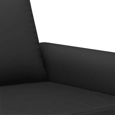 vidaXL 2 részes fekete bársony ülőgarnitúra párnákkal