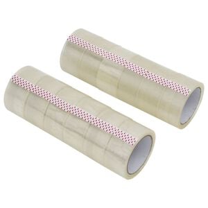 vidaXL 12 tekercs &aacute;tl&aacute;tsz&oacute; csomagol&oacute;szalag 48 mm x 66 m