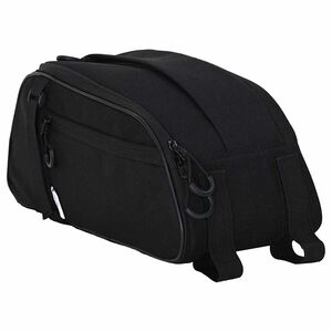 vidaXL Bicikli t&aacute;ska Fekete 38 x 16 x 16 cm Poli&eacute;szter