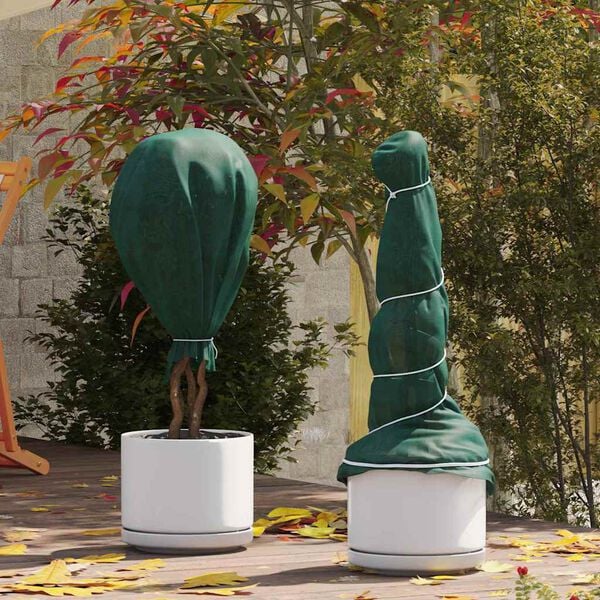 vidaXL Fagy Elleni Növény Flíz Zöld 100 x 1,6 m Nemes szövet