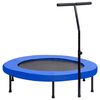 vidaXL fitnesz trambulin kapaszkod&oacute;val &eacute;s biztons&aacute;gi p&aacute;rn&aacute;z&aacute;ssal 122 cm