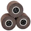 vidaXL Csiszol&oacute; hengerek 3 pcs Barna 12 x 12 x 10 cm Syntetikus rost