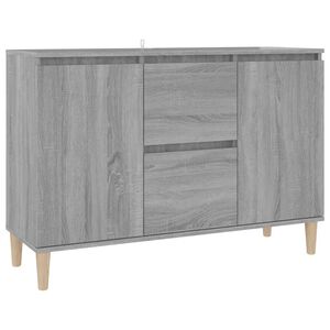 vidaXL sz&uuml;rke sonoma sz&iacute;nű szerelt fa t&aacute;lal&oacute;szekr&eacute;ny 101 x 35 x 70 cm
