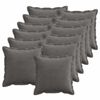 vidaXL P&aacute;rna huzat 12 db HOUTEN S&ouml;t&eacute;tsz&uuml;rke 45 x 45 cm cord