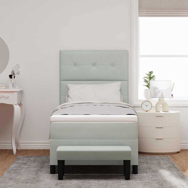 vidaXL Boxrug&oacute;s &aacute;gy matracmal Vil&aacute;gossz&uuml;rke 80 x 200 cm B&aacute;rsony