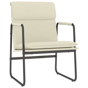 vidaXL kr&eacute;msz&iacute;nű műbőr pihenősz&eacute;k 55 x 64 x 80 cm