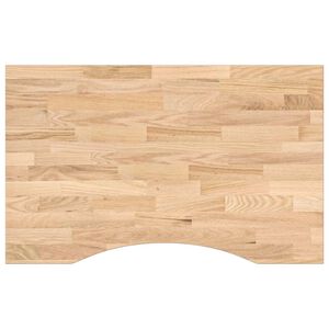 vidaXL t&ouml;m&ouml;r t&ouml;lgyfa t&eacute;glalap alak&uacute; asztallap kezeletlen 80x50x2,5cm