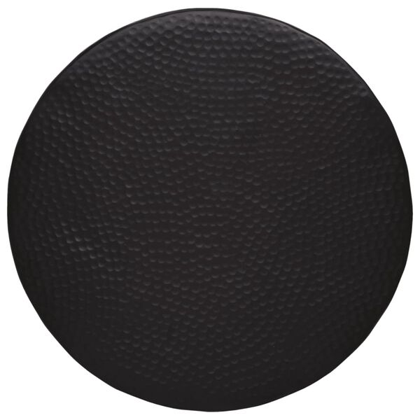 vidaXL fekete kalap&aacute;lt alum&iacute;nium doh&aacute;nyz&oacute;asztal &Oslash; 50 x 30 cm