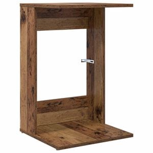 vidaXL Oldal asztal &Ouml;reg fa 40 x 38 x 62,5 cm Faanyag
