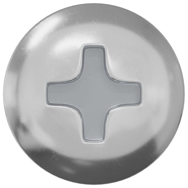 vidaXL Fa Csavar 2 pcs Ez&uuml;st M4 x 28 mm Vas