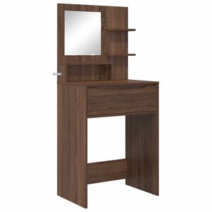 vidaXL H&aacute;l&oacute;szobai &Ouml;lt&ouml;zk&ouml;dő Asztalok Barna T&ouml;lgy 80 x 39,6 x 135 cm
