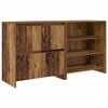 vidaXL Sz&eacute;f 2 pcs &Ouml;reg fa 70 x 41 x 75 cm Faanyag