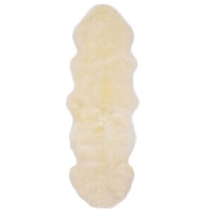 vidaXL fehér báránybőr szőnyeg 60 x 180 cm