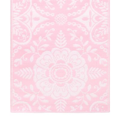 vidaXL rózsaszín PP kültéri szőnyeg 160 x 230 cm