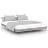 vidaXL sz&uuml;rke sonoma sz&iacute;nű szerelt fa &aacute;gykeret matrac n&eacute;lk&uuml;l 180x200cm