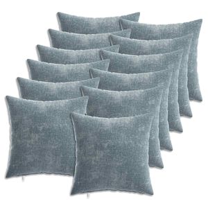 vidaXL P&aacute;rna huzat 12 db HEERLEN Vil&aacute;gosk&eacute;k 40 x 40 cm Chenille Sz&ouml;vet