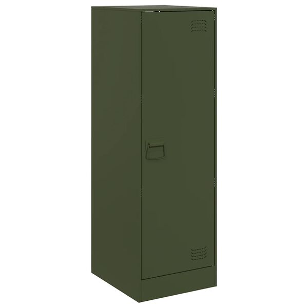 vidaXL ol&iacute;vaz&ouml;ld ac&eacute;l t&aacute;lal&oacute;szekr&eacute;ny 34,5x39x107 cm