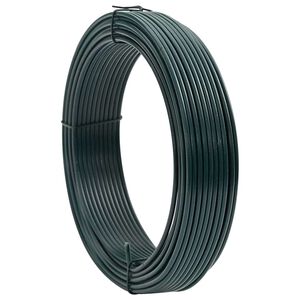 vidaXL Ker&iacute;t&eacute;sk&ouml;t&ouml;ző dr&oacute;t Z&ouml;ld 33 m PVC