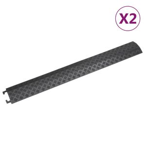 vidaXL 2 db fekete k&aacute;beltapos&oacute; 98,5 cm