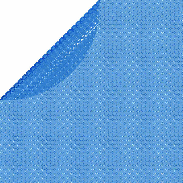 vidaXL kék napelemes kerek lebegő PE medencefólia 250 cm