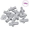 vidaXL Polc Peg 4500 db Ez&uuml;st 8,6 x 8,6 x 14,6 mm Ac&eacute;l