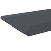 vidaXL Lebegő polc 2 pcs Antracit 100 x 18 x 2,5 cm Ac&eacute;l