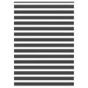 vidaXL zebraf&uuml;gg&ouml;nnyel fekete sz&ouml;vetsz&eacute;less&eacute;g 155,9 cm poli&eacute;szter