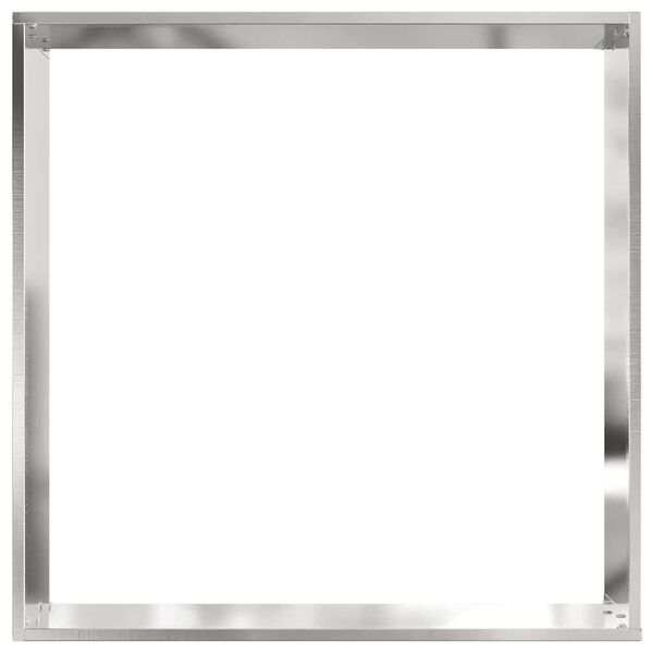 vidaXL Fűszeg&eacute;lyez&eacute;s Ez&uuml;st 50 x 50 x 13 cm Rozsdamentes ac&eacute;l