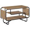 vidaXL TV &aacute;llv&aacute;ny 80 x 36 x 45 cm K&eacute;zműves T&ouml;lgy Szerelt Fa