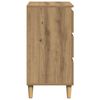 vidaXL komód Artisan tölgy 60x35x70 cm Műanyag fa