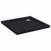 vidaXL Zuhany Alap T&aacute;lca Dots-szal 80 x 80 x 4 cm ABS Fekete