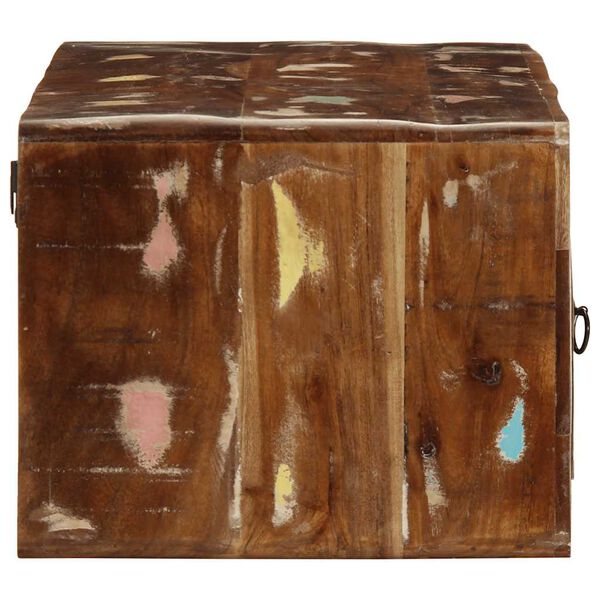 vidaXL tömör újrahasznosított falra szerelhető TV-szekrény 100x32x25cm