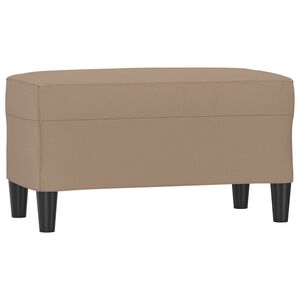 vidaXL kávészínű műbőr pad 70 x 35 x 41 cm