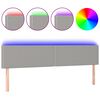 vidaXL vil&aacute;gossz&uuml;rke sz&ouml;vet LED-es fejt&aacute;mla 200x5x78/88 cm